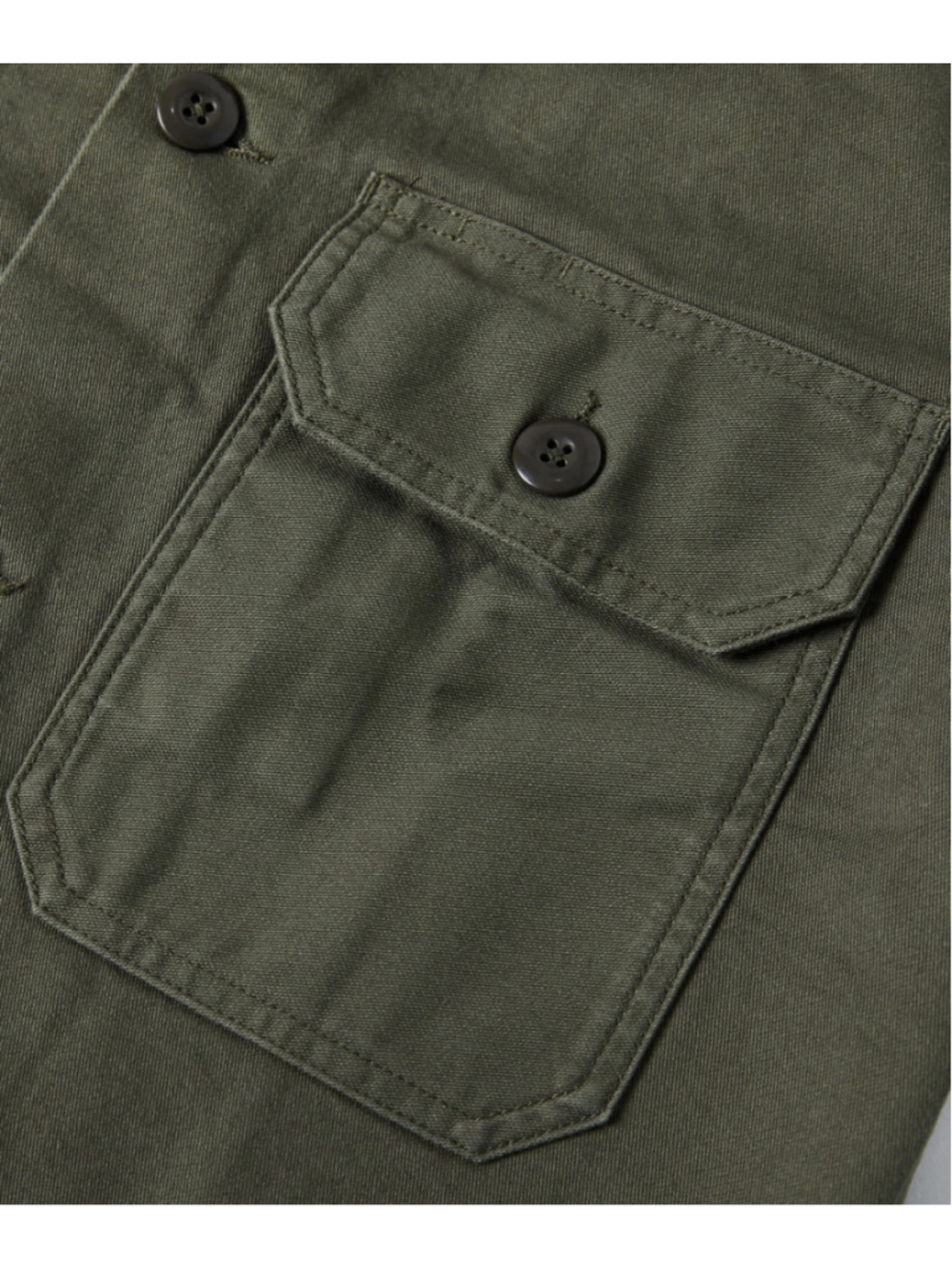 1963 US Army OG-107 Fatigue Utility Shirt Non Stock Mfg. Co. L - Picture 7 of 7